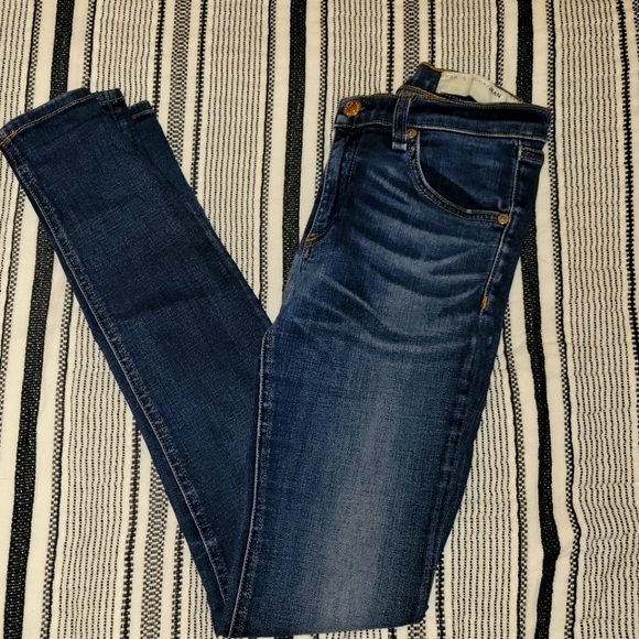 Rag & Bone Wells Style Denim Blue Jeans - Picture 3 of 7